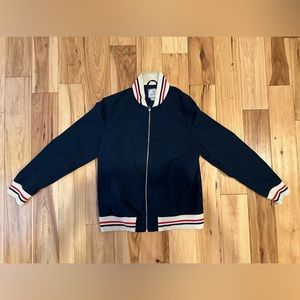 Navy Blue Varsity Jacket